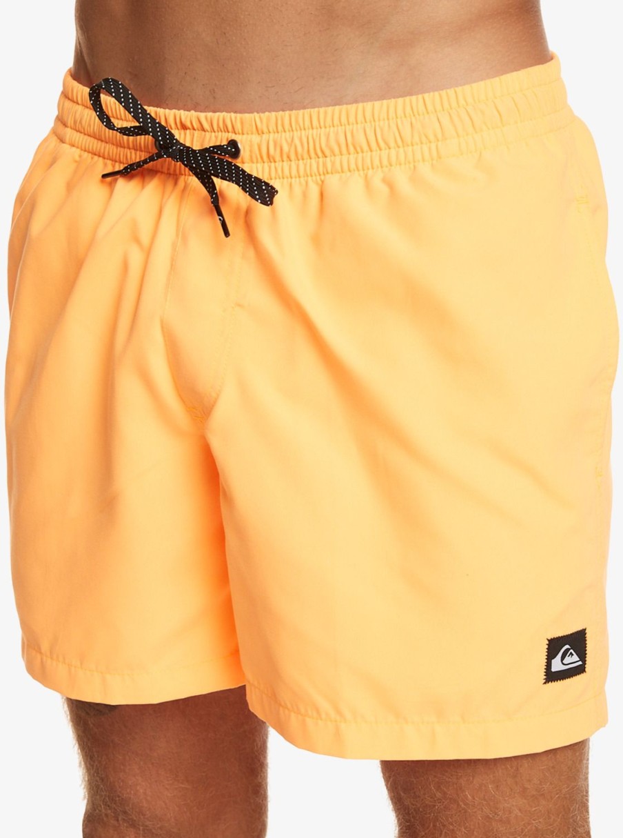 Hombre Quiksilver Trajes De Bano | Everyday 15" - Short De Natacion Para Hombre Orange Pop