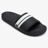 Hombre Quiksilver | Rivi Slide - Sandalias Slider Para Hombre Black/Black/White