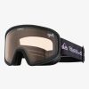 Hombre Quiksilver Accesorios | Browdy Austin Sweetin - Mascara Para Snowboard/Esqui Para Hombre Black/Clux Ml Silver S3