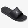 Hombre Quiksilver | Bright Coast - Chanclas Slider Para Hombre Solid Black