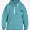 Mujer Quiksilver | Uni - Sudadera De Algodon Organico Con Capucha Para Mujer Brittany Blue