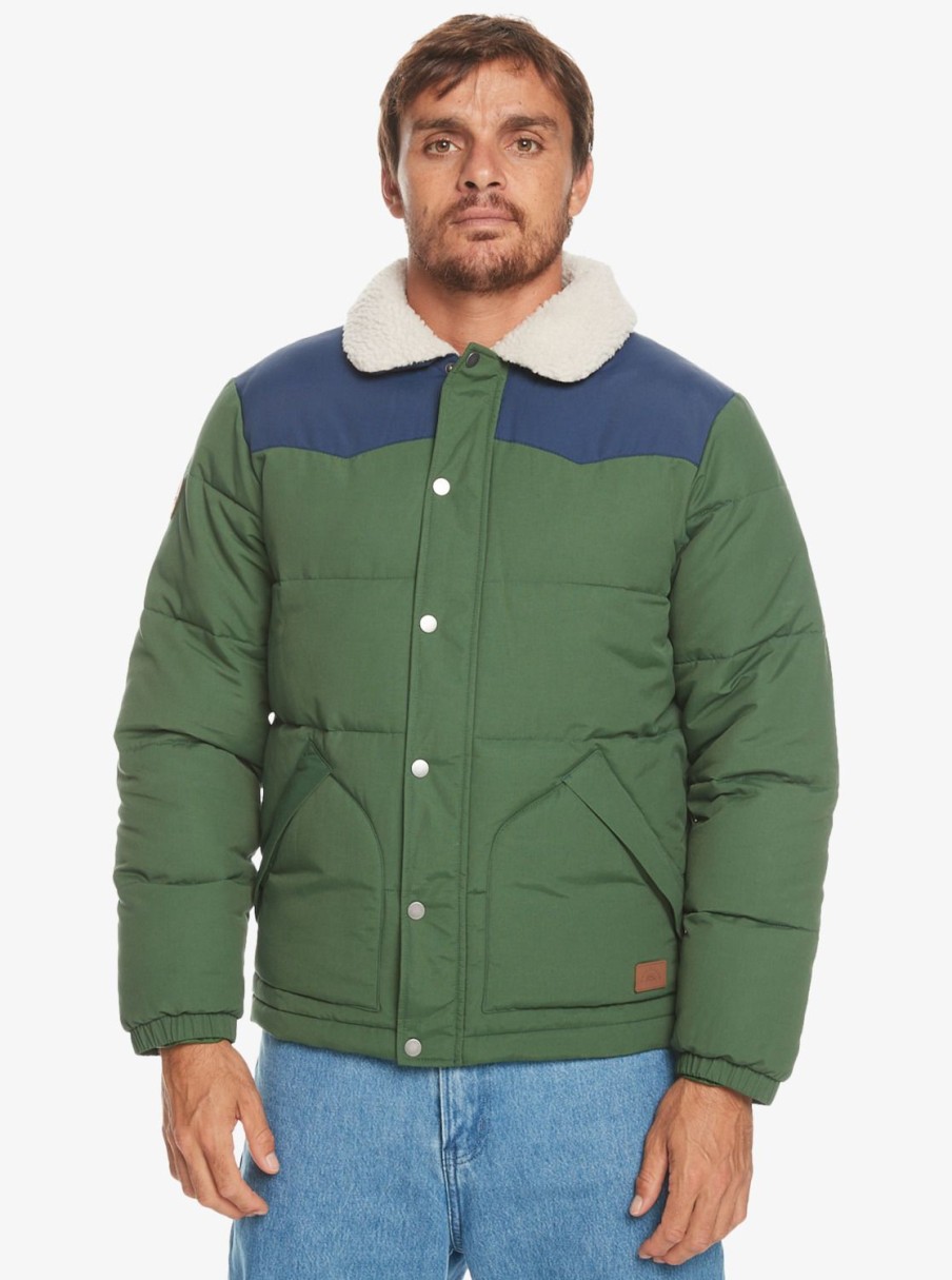 Hombre Quiksilver Chaquetas & Abrigos | The - Chaqueta De Borreguito Para Hombre Greener Pastures