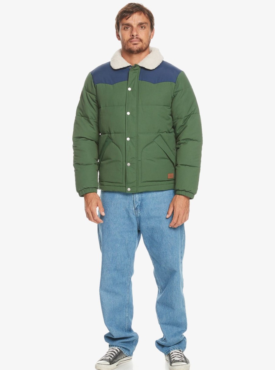 Hombre Quiksilver Chaquetas & Abrigos | The - Chaqueta De Borreguito Para Hombre Greener Pastures