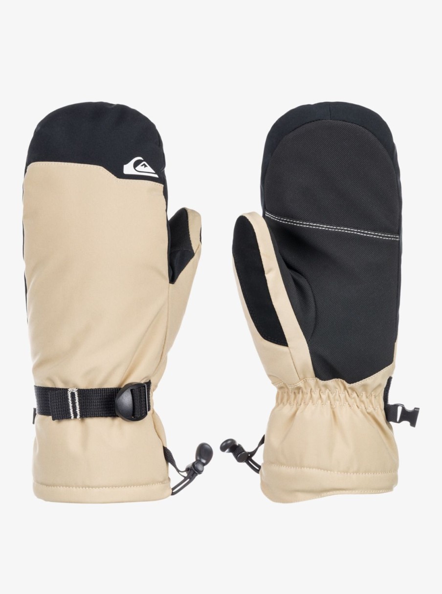 Hombre Quiksilver Accesorios | Mission - Manoplas Para Snowboard/Esqui Para Hombre Pale Khaki