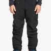 Hombre Quiksilver Pantalones De Snow | Boundry - Pantalon Para Nieve Para Hombre True Black