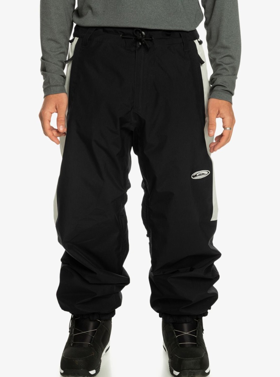 Hombre Quiksilver Pantalones De Snow | High Altitude Gore-Tex® - Pantalon Tecnico Snow Para Hombre True Black