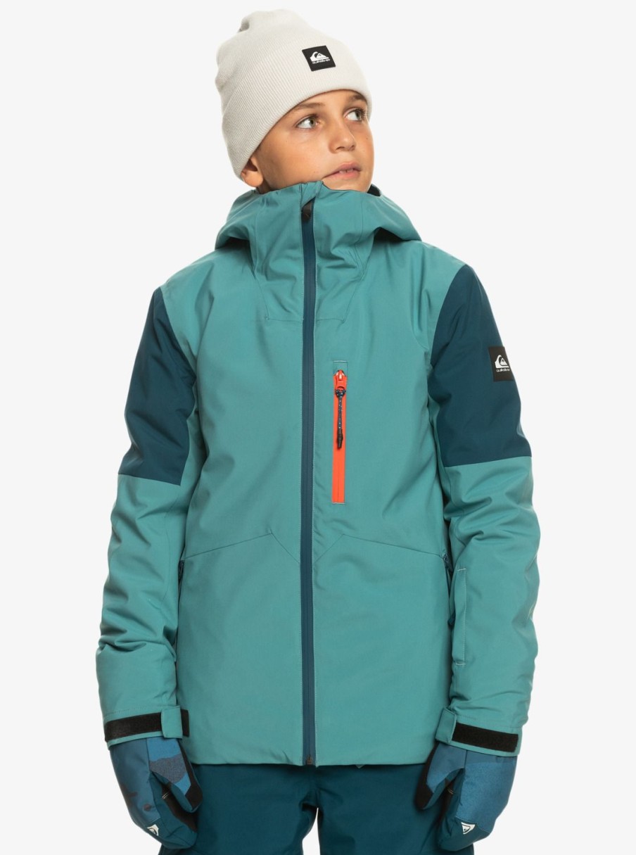 Nino Quiksilver Chaquetas & Abrigos | Travis Rice - Chaqueta Tecnica Snow Para Chicos Brittany Blue