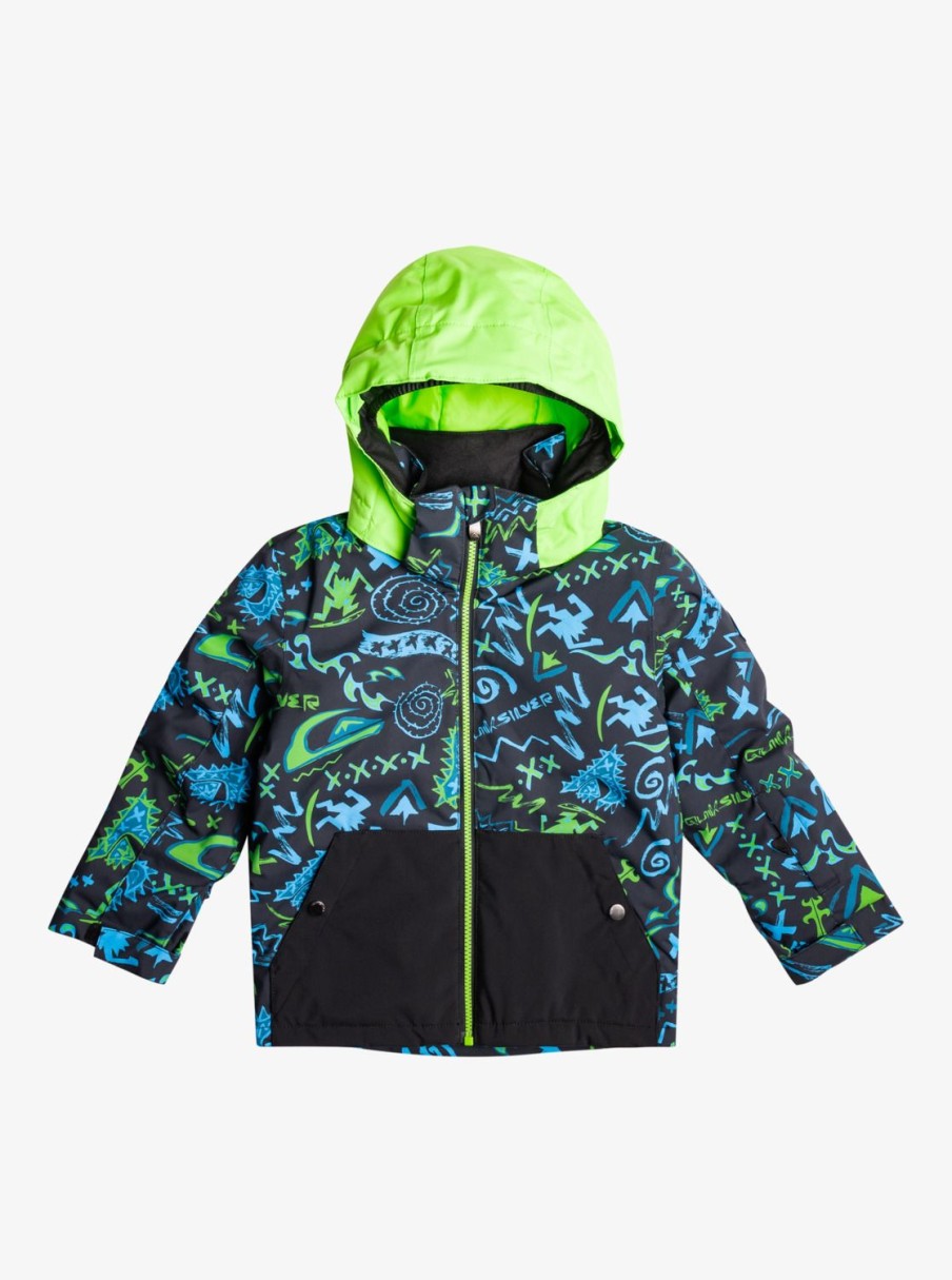 Nino Quiksilver Accesorios | Little Mission - Chaqueta Para Nieve Para Chicos 2-7 Tattoo Heritage True Black