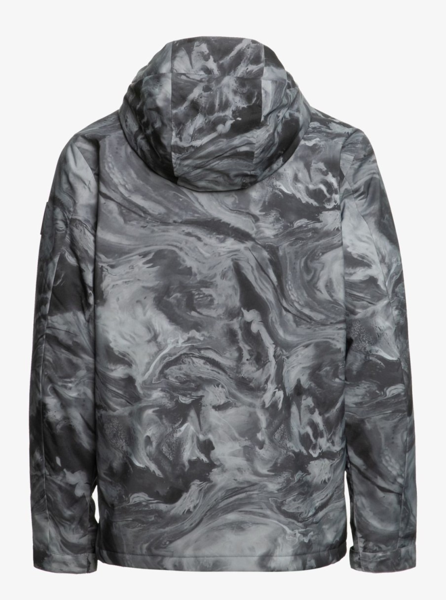 Hombre Quiksilver Chaquetas De Snow | Mission - Chaqueta Tecnica Snow Para Hombre Resin Tint True Black